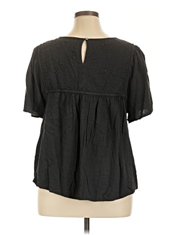 Lucky Brand Short Sleeve Blouse (view 2)
