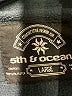 5th & Ocean 100% Polyester Black Track Jacket Size L - photo 6