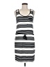 Olive and Oak Stripes Black Casual Dress Size M - photo 1