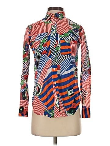 Lauren by Ralph Lauren Long Sleeve Button-Down Shirt (view 1)