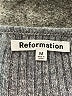 Reformation Metallic Gray Cashmere Pullover Sweater Size M - photo 4