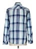 Talbots Plaid Blue Long Sleeve Button-Down Shirt Size L - photo 2