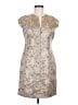 Assorted Brands Paisley Tan Cocktail Dress Size M - photo 1