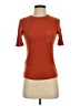 MNG Orange Short Sleeve Turtleneck Size S - photo 1