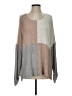 Easel Color Block Gray Pullover Sweater Size S - photo 1