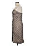 Hutch Stripes Brown Cocktail Dress Size L - photo 5