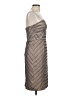 Hutch Stripes Brown Cocktail Dress Size L - photo 4