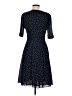 Jigsaw Polka Dots Blue Casual Dress Size 6 - photo 2