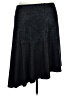 Leith 100% Polyester Solid Black Casual Skirt Size L - photo 2