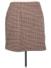 Maurices Houndstooth Brown Casual Skirt Size XL - photo 2