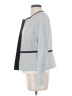 Black Label by Evan Picone 100% Polyester Houndstooth Gray Blazer Size 4 - photo 5