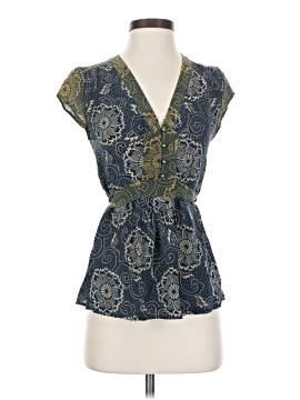 Edme & Esyllte Short Sleeve Silk Top