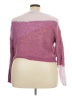 Old Navy Color Block Purple Pullover Sweater Size 2X - photo 2