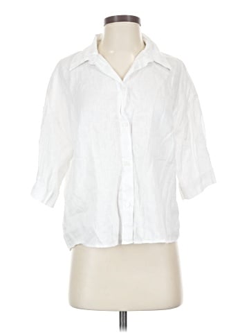 H&M 3/4 Sleeve Button-Down Shirt (view 1)
