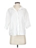 H&M White 3/4 Sleeve Button-Down Shirt Size S - photo 1