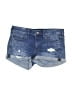 Express Blue Denim Shorts Size 8 - photo 1