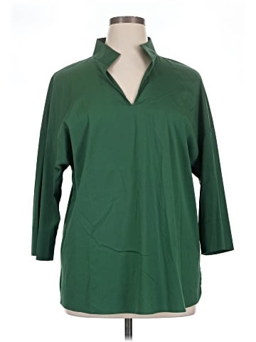Lafayette 148 New York 3/4 Sleeve Blouse (view 1)