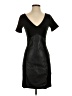 Theory 100% Leather Black Cocktail Dress Size 4 - photo 1