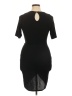 Libian Solid Black Cocktail Dress Size 0X - photo 2