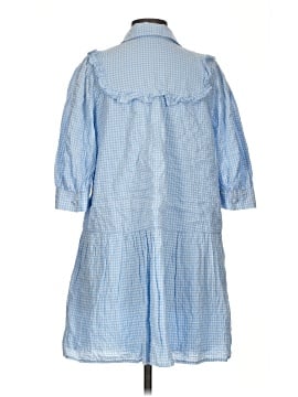 target light blue dress Women's Tie-Front Mini leg silhouette with a mini length Wild fable (target) collared dress