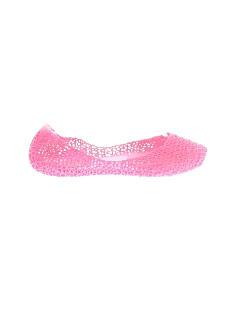 Pre-owned Melissa Flats In Pink