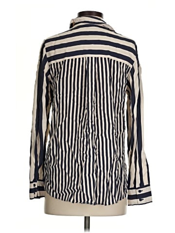 Topshop Long Sleeve Button-Down Shirt (view 2)