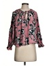 Splendid 100% Rayon Pink Long Sleeve Blouse Size XS - photo 1