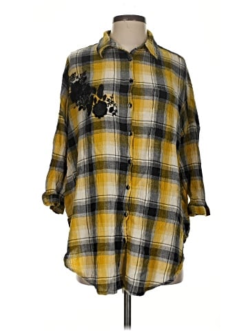 Maeve 3/4 Sleeve Button-Down Shirt (view 1)