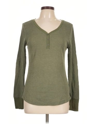 Faded Glory Long Sleeve Henley (view 1)