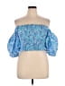 Lilly Pulitzer Blue Short Sleeve Blouse Size XL - photo 1