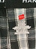 Hanes Checkered-gingham Gray Board Shorts Size XL - photo 3