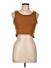 Double Zero 100% Polyester Brown Tank Top Size L - photo 1