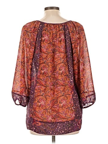 Chaps 3/4 Sleeve Blouse (view 2)
