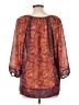 Chaps Orange 3/4 Sleeve Blouse Size L - photo 2