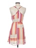 Roxy 100% Polyester Stripes Pink Casual Dress Size S - photo 2