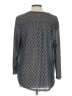 H&M 100% Polyester Gray Long Sleeve Blouse Size L - photo 2