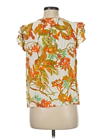 Rose + Olive Short Sleeve Blouse (view 2)