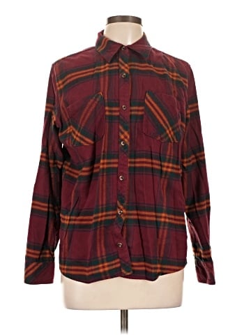 Natural Reflections Long Sleeve Button-Down Shirt (view 1)