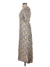 MNG Floral Blue Casual Dress Size 4 - photo 5