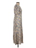 MNG Floral Blue Casual Dress Size 4 - photo 4