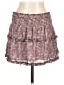 Forever 21 Paisley Pink Casual Skirt Size L - photo 1