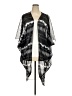 Love Chesley 100% Polyester Black Kimono Size 2X - photo 1