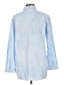 Unbranded Stripes Blue Long Sleeve Button-Down Shirt Size L - photo 2