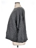 Eileen Fisher Chevron-herringbone Gray Pullover Sweater Size XL - photo 5