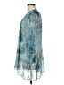 R&M Richards 100% Polyester Floral Tropical Teal Kimono Size 6 Petite - photo 5
