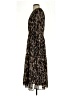 Taylor 100% Polyester Animal Print Brown Casual Dress Size S (estimated) - photo 5