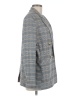 Topshop Plaid Gray Blazer Size 8 - photo 4