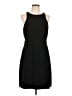 J.Crew 100% Polyester Solid Black Cocktail Dress Size 12 - photo 1