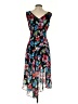 Connected Apparel Floral Black Cocktail Dress Size 4 - photo 2