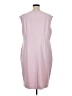 Kasper Solid Pink Cocktail Dress Size 16 - photo 2